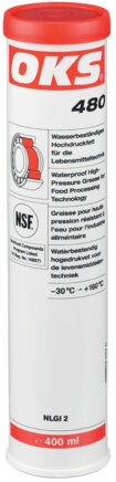 Exemplary representation: OKS high-pressure grease for food technology (cartridge)